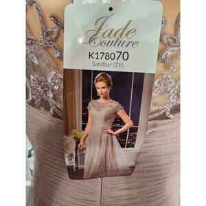 Jade Couture Sandbar Mother of the Bride Gown, Wedding Dress Size 14